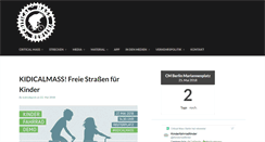 Desktop Screenshot of criticalmass-berlin.org